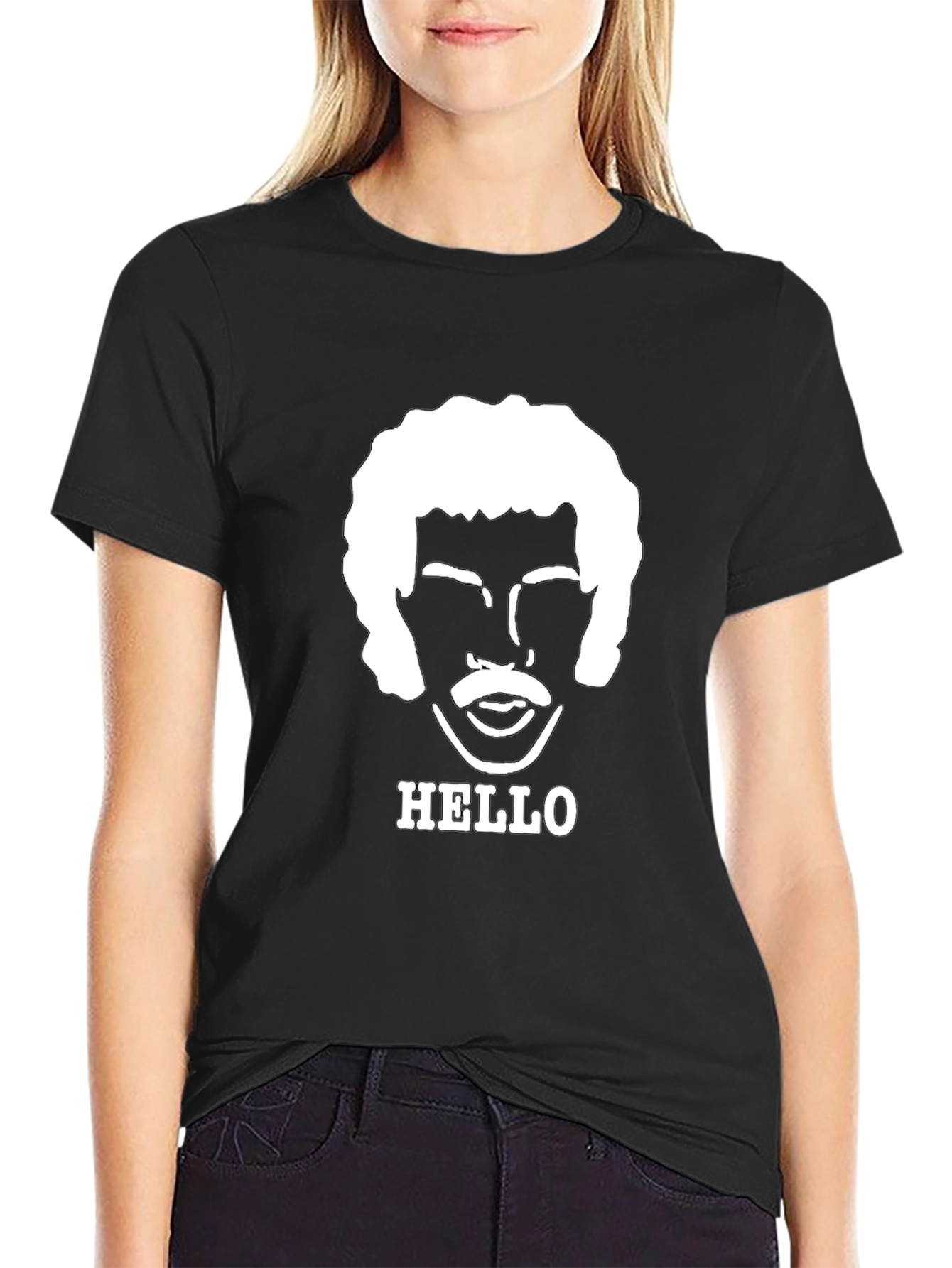 Lionel Richie Hello T-Shirt - Black