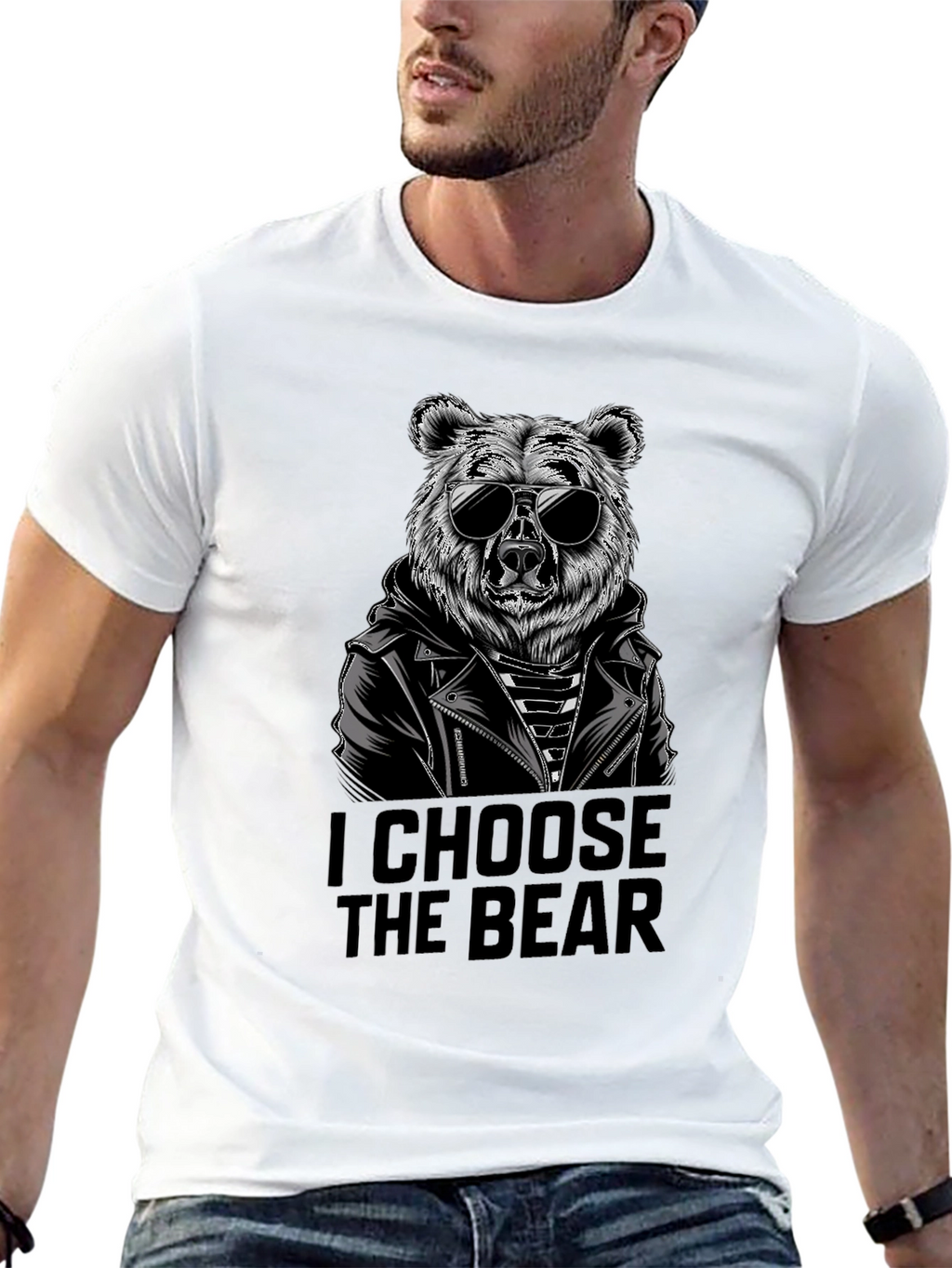 I Choose The Bear Graphic T-Shirt