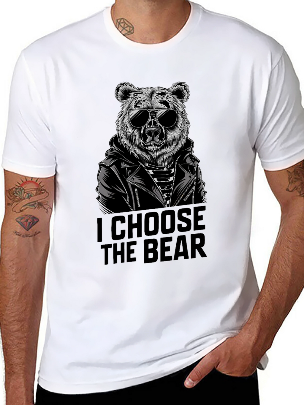 I Choose The Bear Graphic T-Shirt