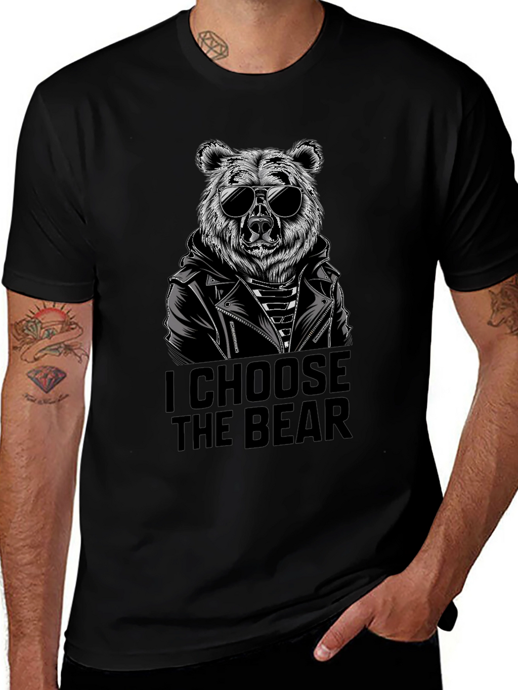I Choose The Bear Graphic T-Shirt