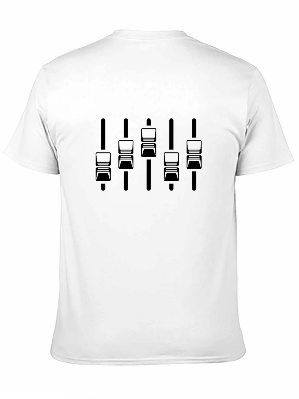 DJ Mixer Console Black Graphic T-Shirt