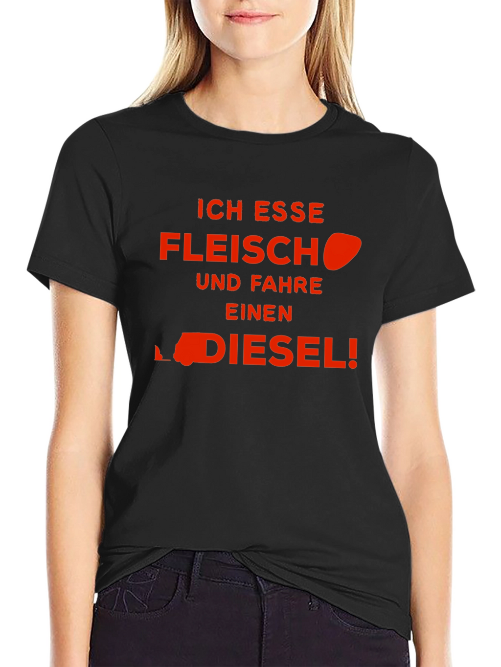 Ich Esse Fleisch Und Fahre Einen Diesel! T-Shirt