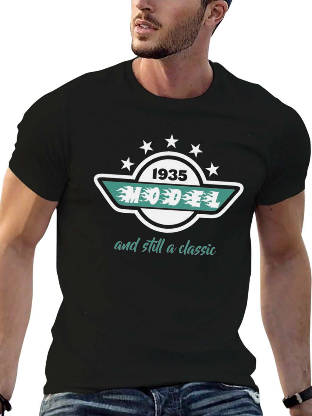 1935 Model Classic Black T-Shirt