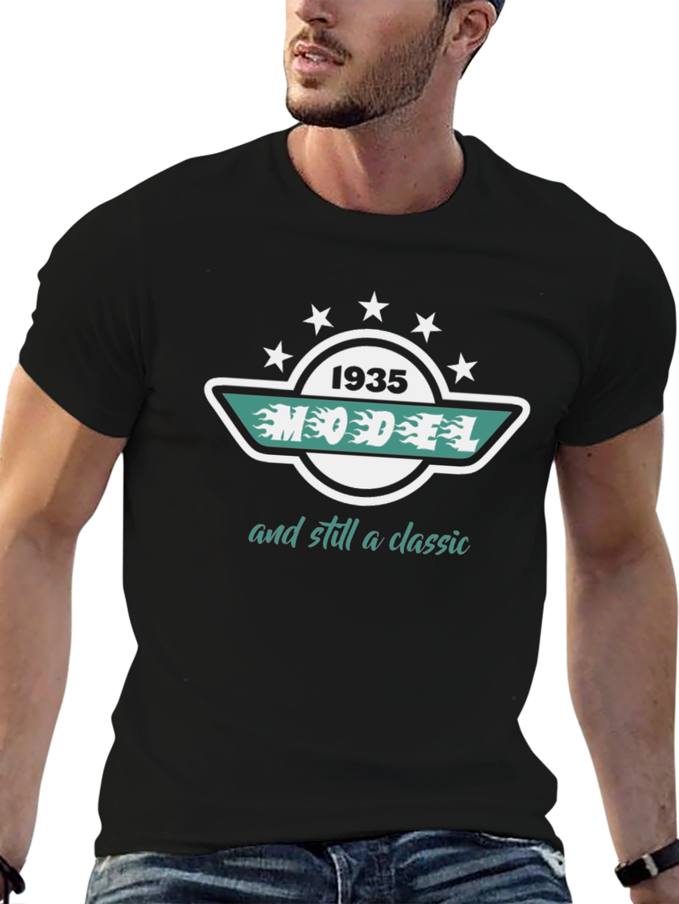 1935 Model Classic Black T-Shirt