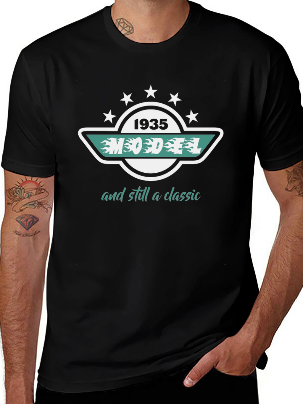 1935 Model Classic Black T-Shirt