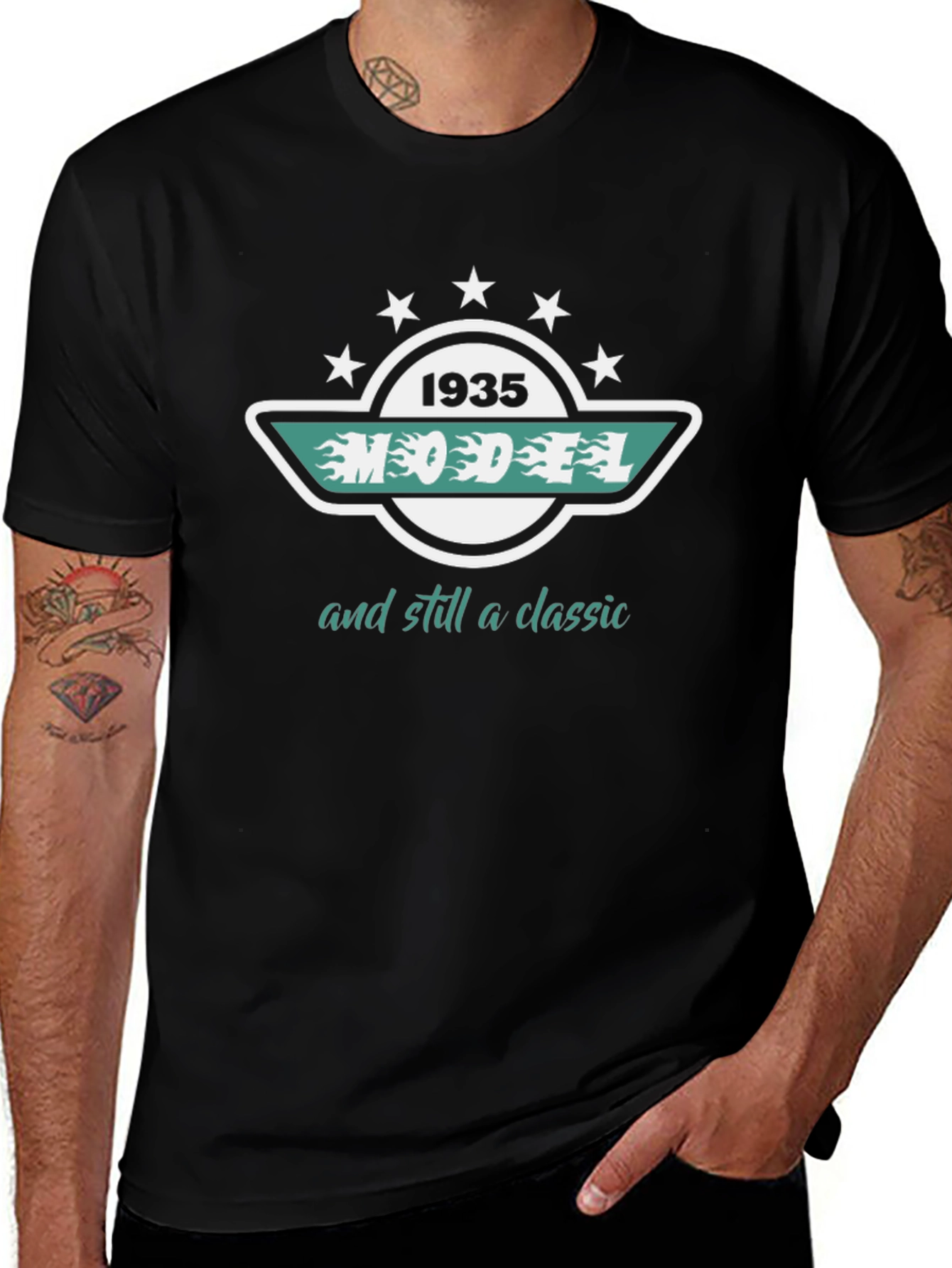 1935 Model Classic Black T-Shirt