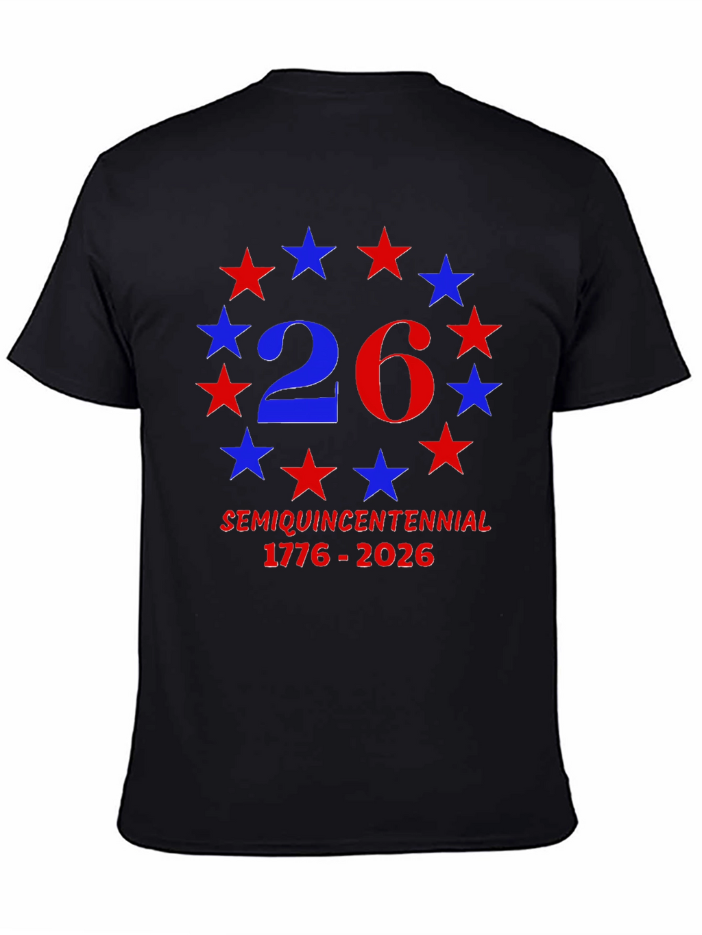 SemiQuincentennial 1776-2026 Patriotic T-Shirt