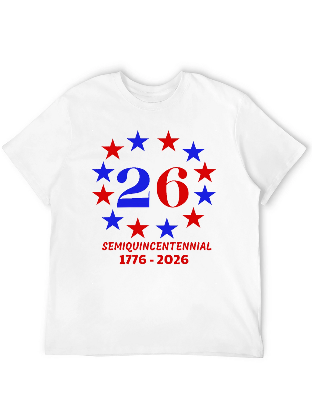SemiQuincentennial 1776-2026 Patriotic T-Shirt