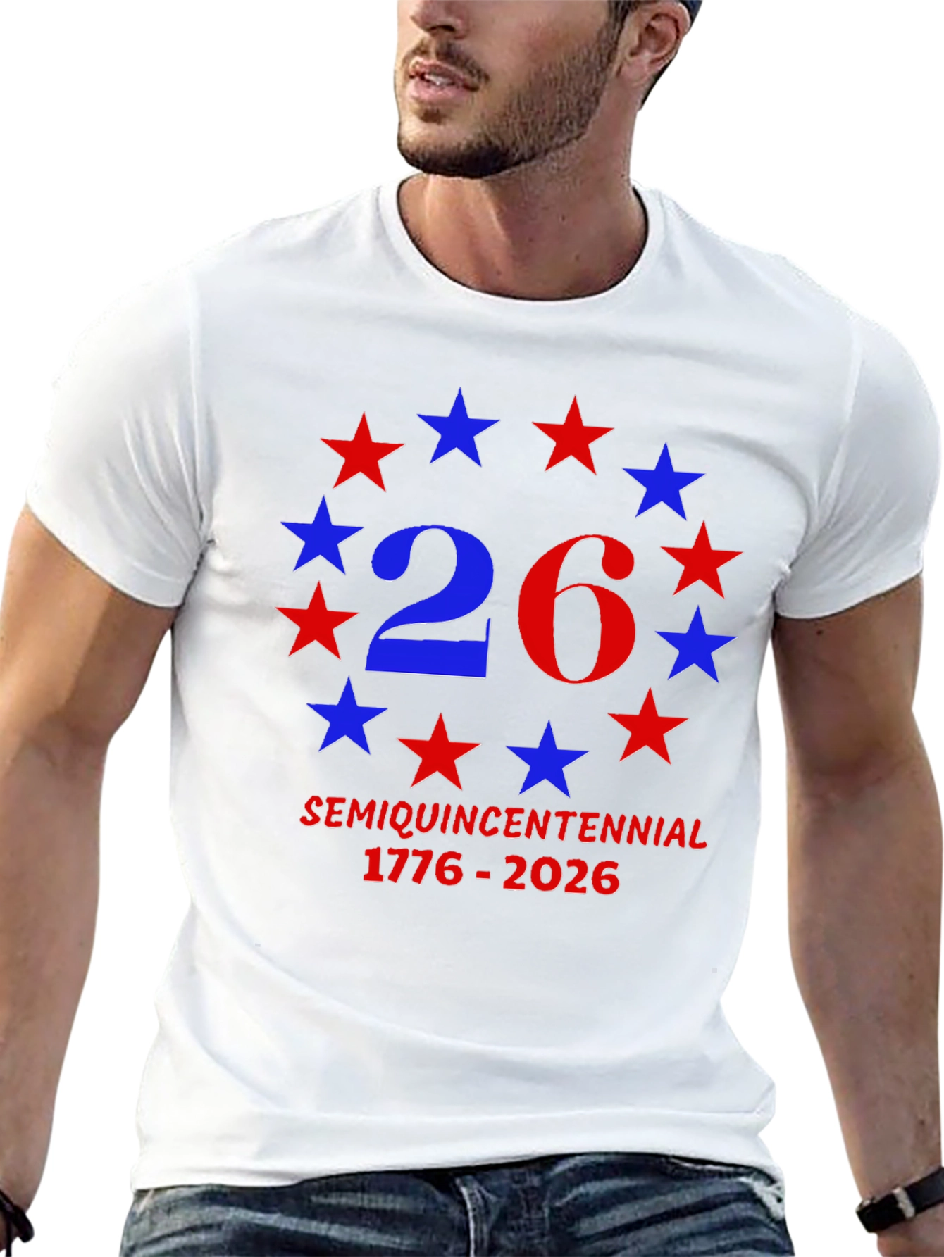 SemiQuincentennial 1776-2026 Patriotic T-Shirt