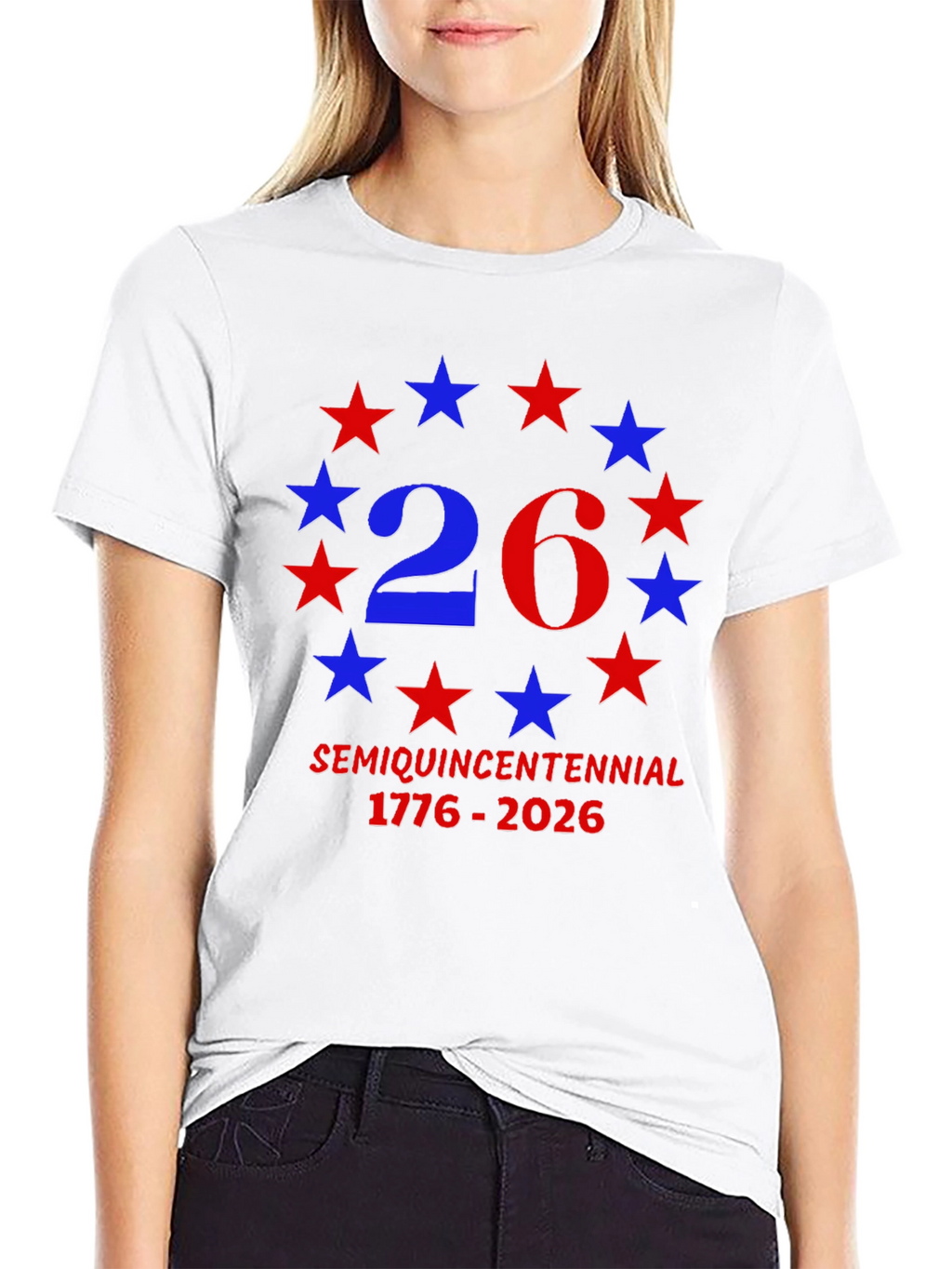 SemiQuincentennial 1776-2026 Patriotic T-Shirt