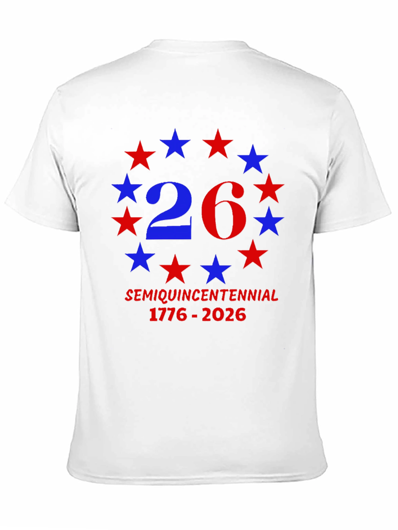 SemiQuincentennial 1776-2026 Patriotic T-Shirt