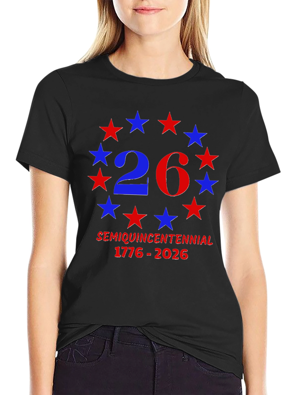 SemiQuincentennial 1776-2026 Patriotic T-Shirt