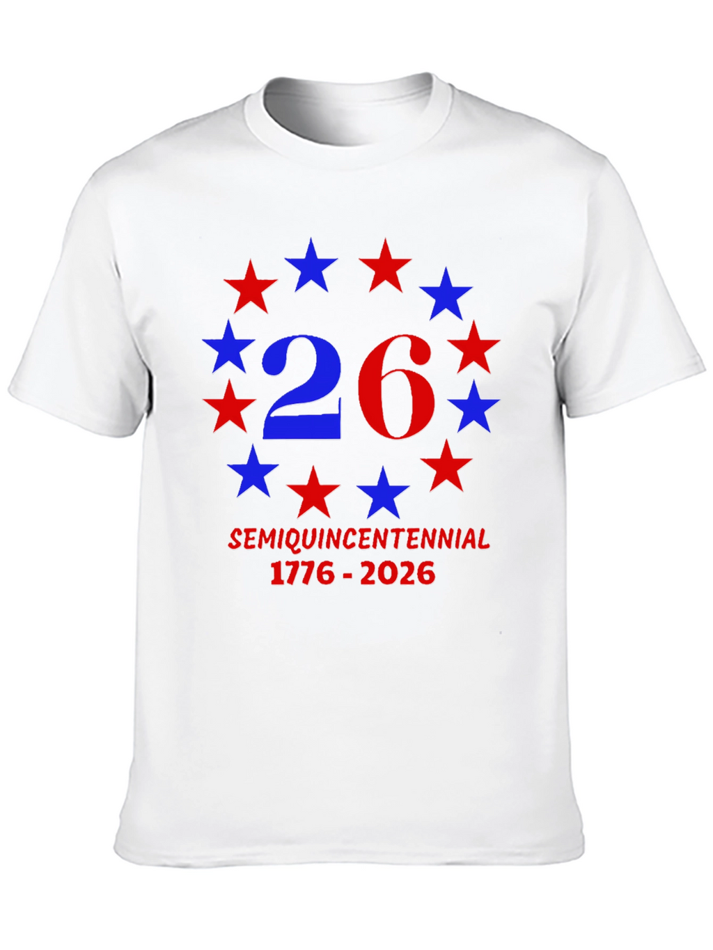 SemiQuincentennial 1776-2026 Patriotic T-Shirt