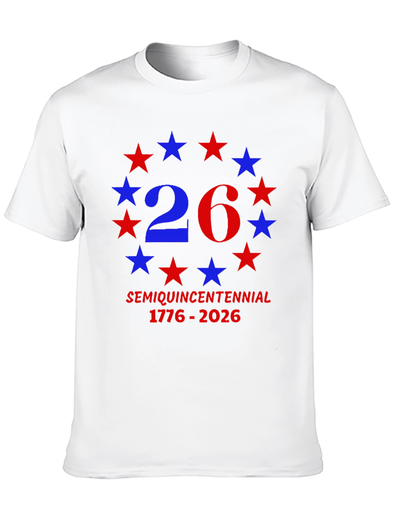 SemiQuincentennial 1776-2026 Patriotic T-Shirt