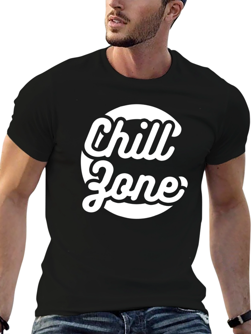Chill Zone Graphic Tee - Relaxed Comfort