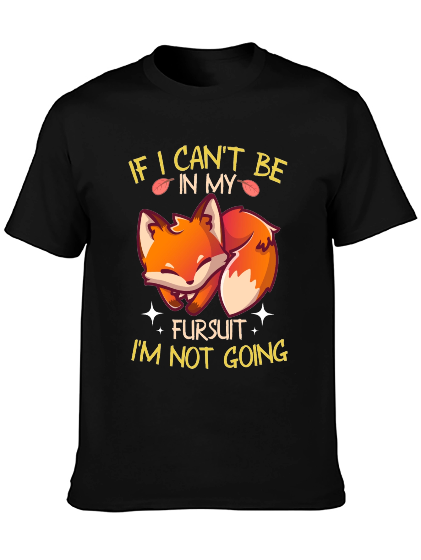 Fursuit Fox Graphic T-Shirt - Soft Cotton Blend