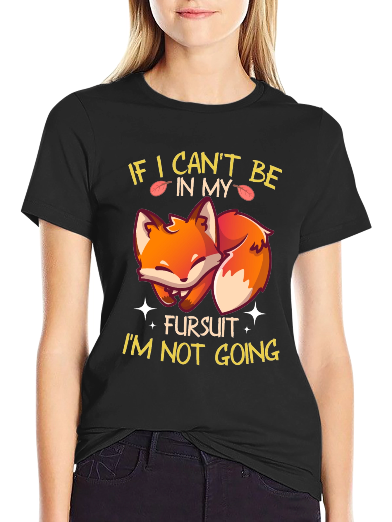 Fursuit Fox Graphic T-Shirt - Soft Cotton Blend