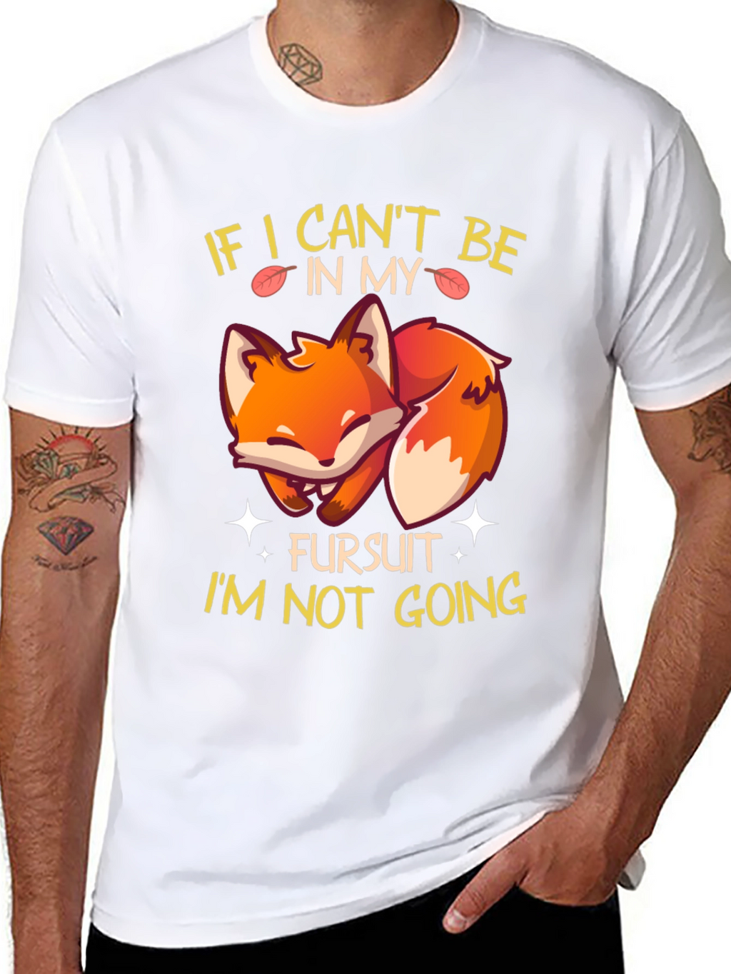 Fursuit Fox Graphic T-Shirt - Soft Cotton Blend
