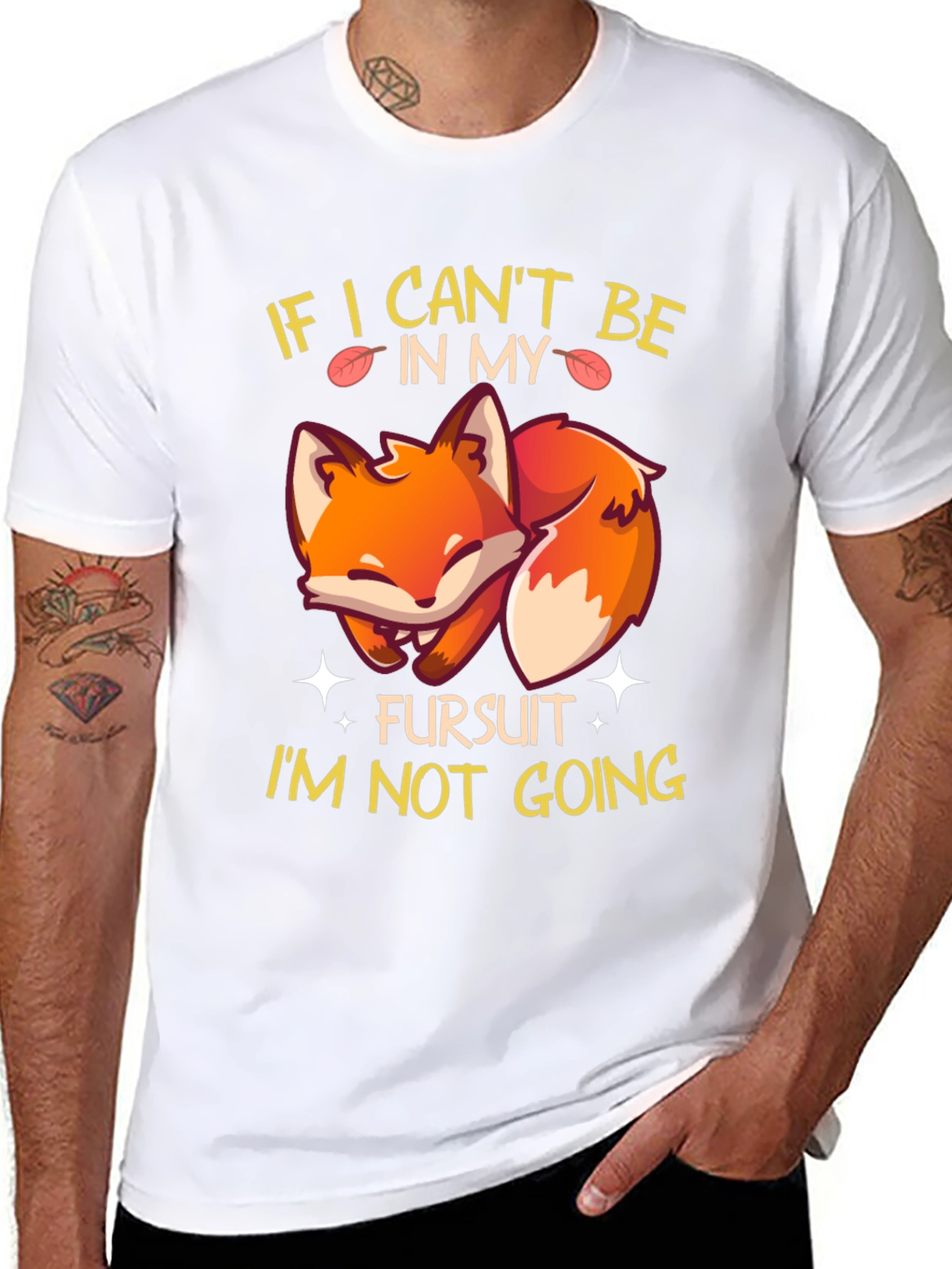 Fursuit Fox Graphic T-Shirt - Soft Cotton Blend