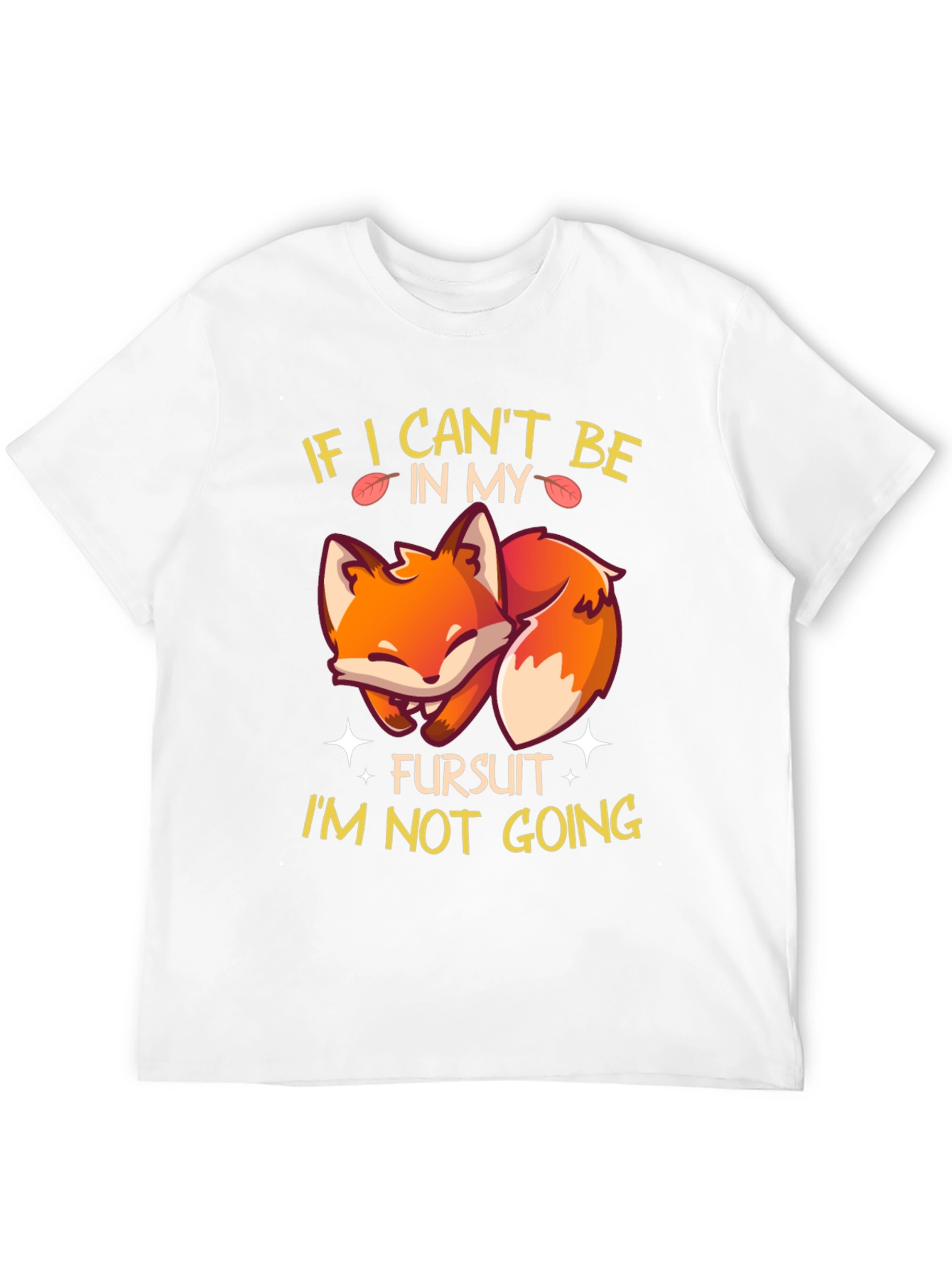 Fursuit Fox Graphic T-Shirt - Soft Cotton Blend