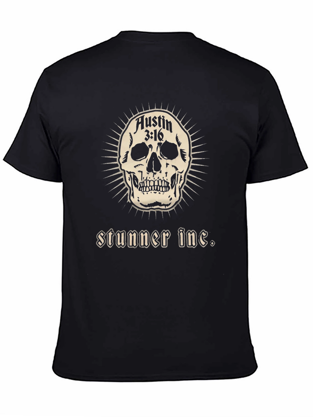 Stunner Inc. Graphic T-Shirt - Austin 3:16 Skull Tee