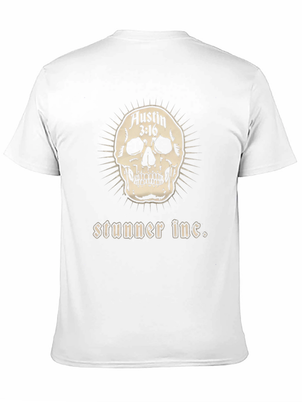 Stunner Inc. Graphic T-Shirt - Austin 3:16 Skull Tee