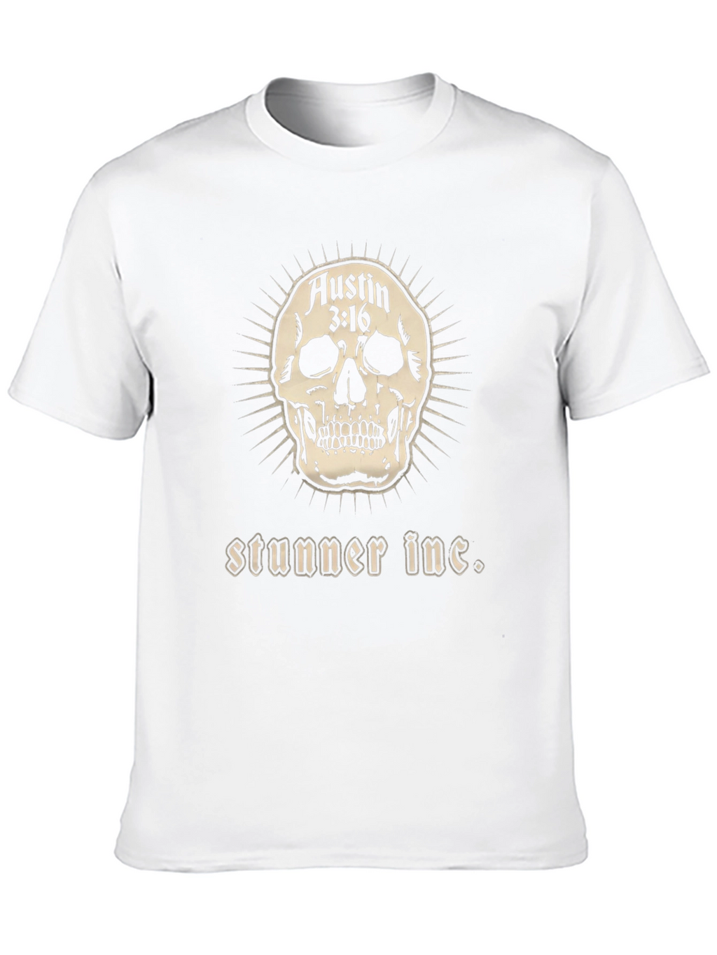 Stunner Inc. Graphic T-Shirt - Austin 3:16 Skull Tee