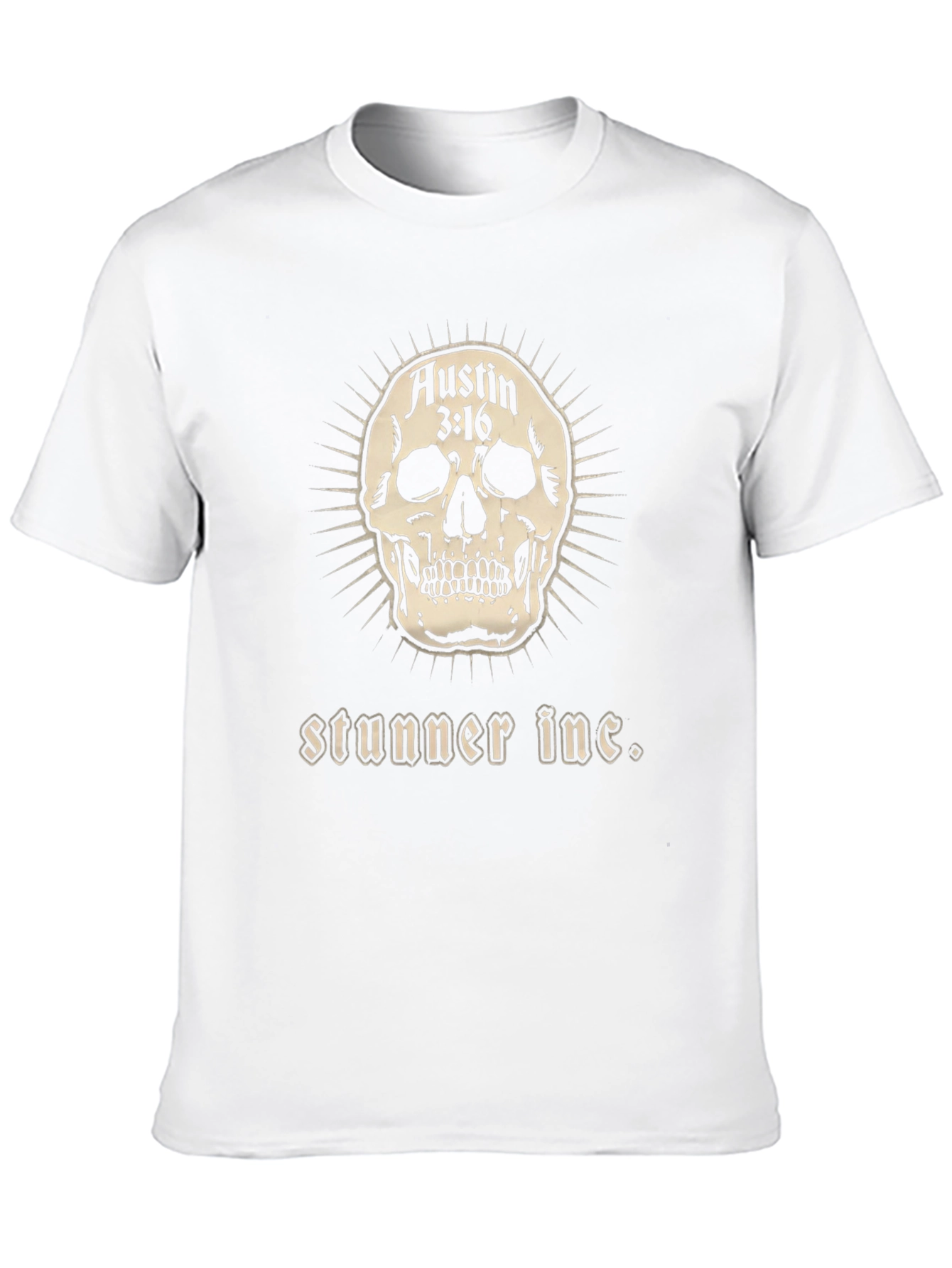 Stunner Inc. Graphic T-Shirt - Austin 3:16 Skull Tee