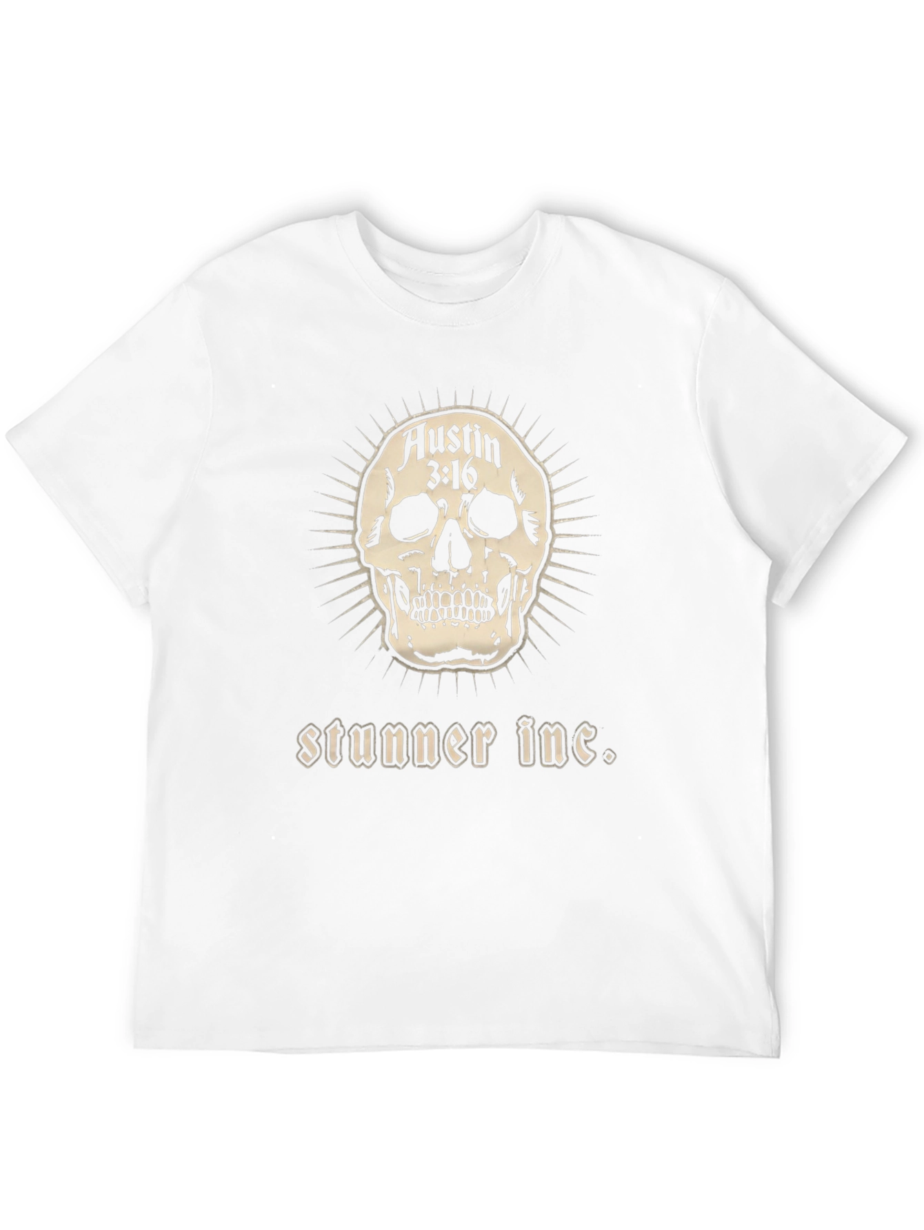Stunner Inc. Graphic T-Shirt - Austin 3:16 Skull Tee