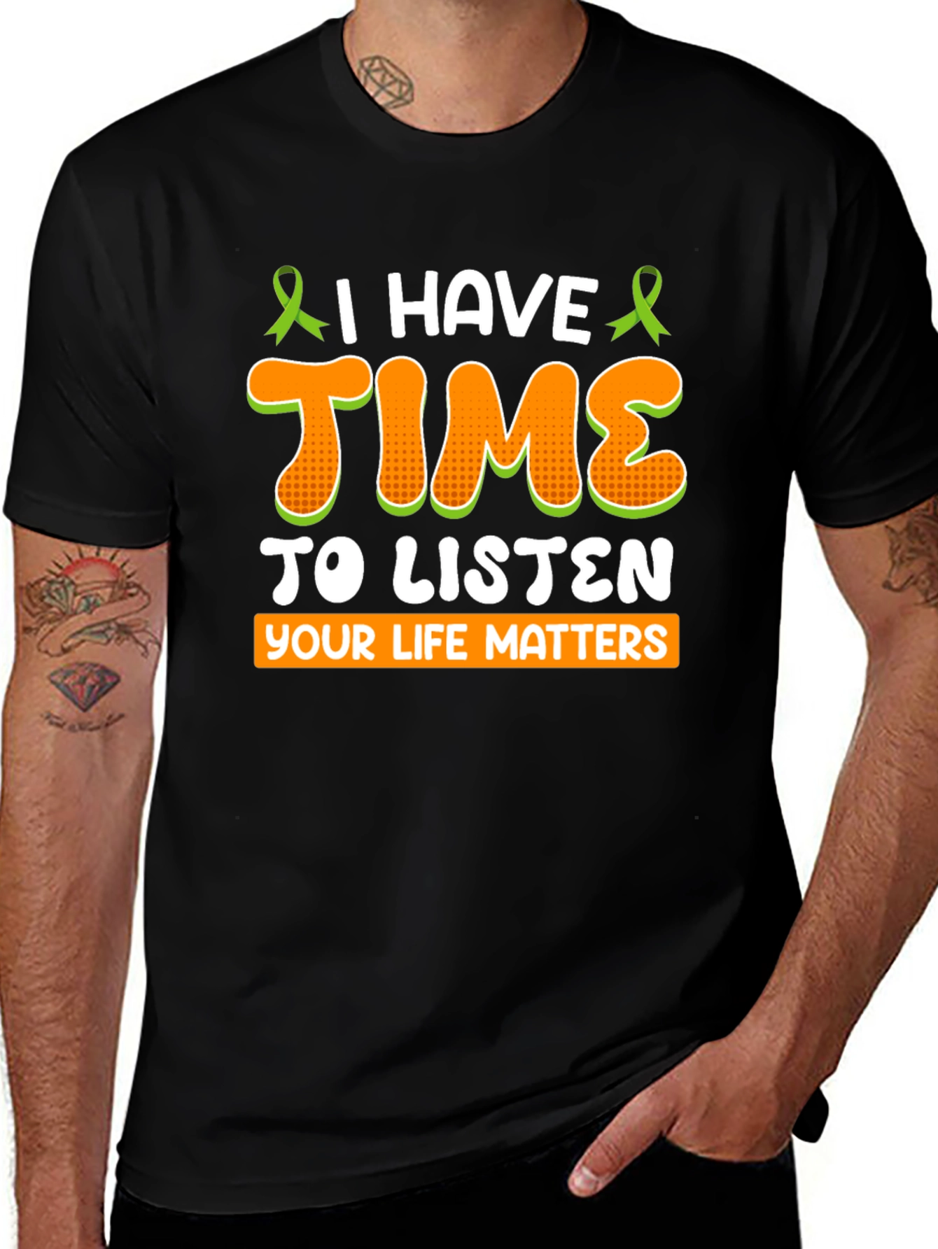 I Have Time To Listen T-Shirt - Mental Health Awareness