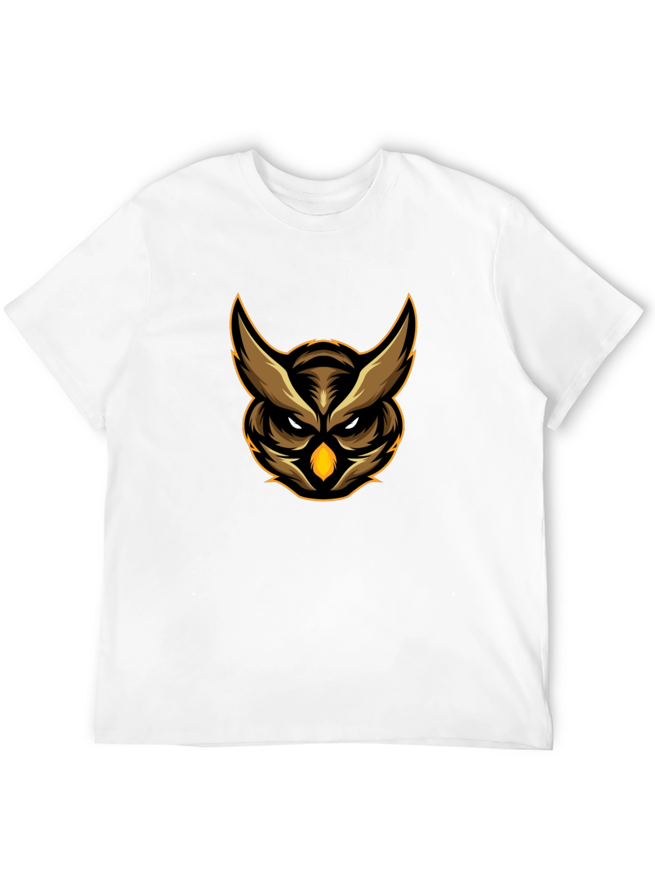 Owl Graphic Tee - Black Cotton Comfort