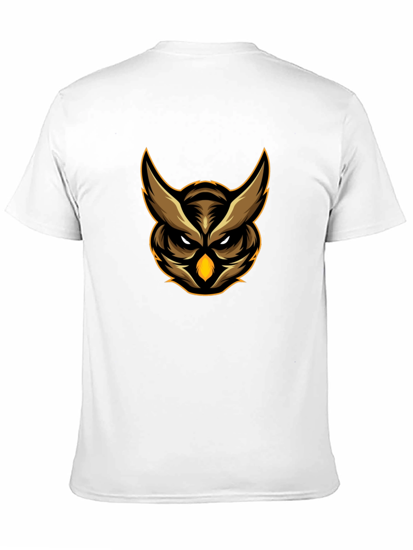 Owl Graphic Tee - Black Cotton Comfort