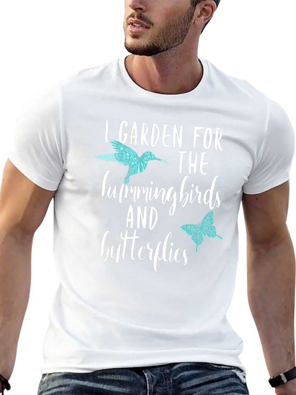 I Garden for Hummingbirds & Butterflies T-Shirt