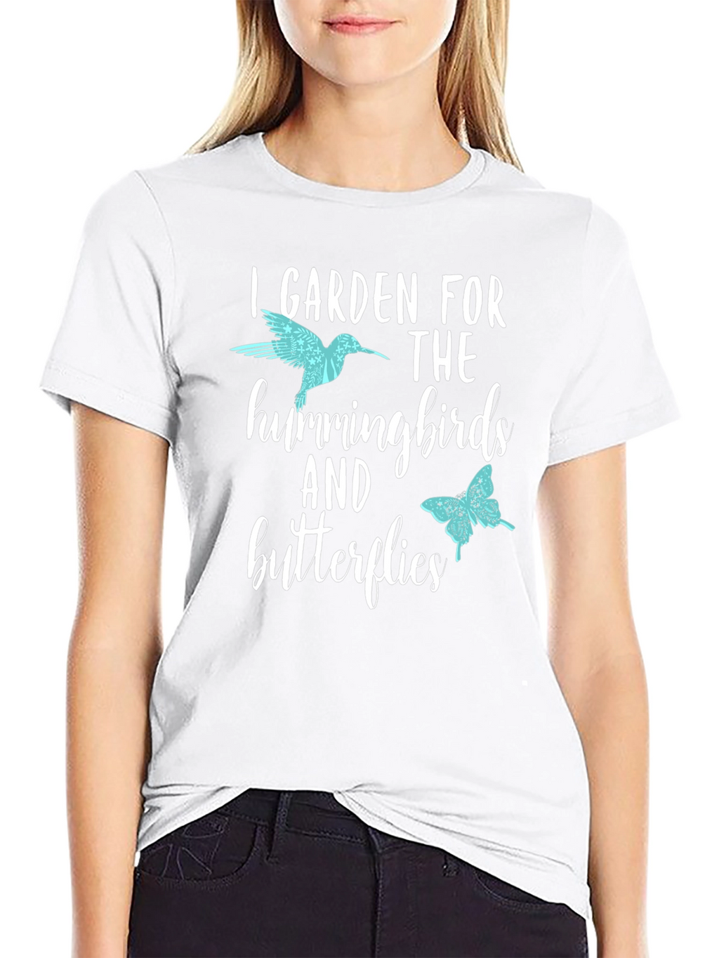 I Garden for Hummingbirds & Butterflies T-Shirt