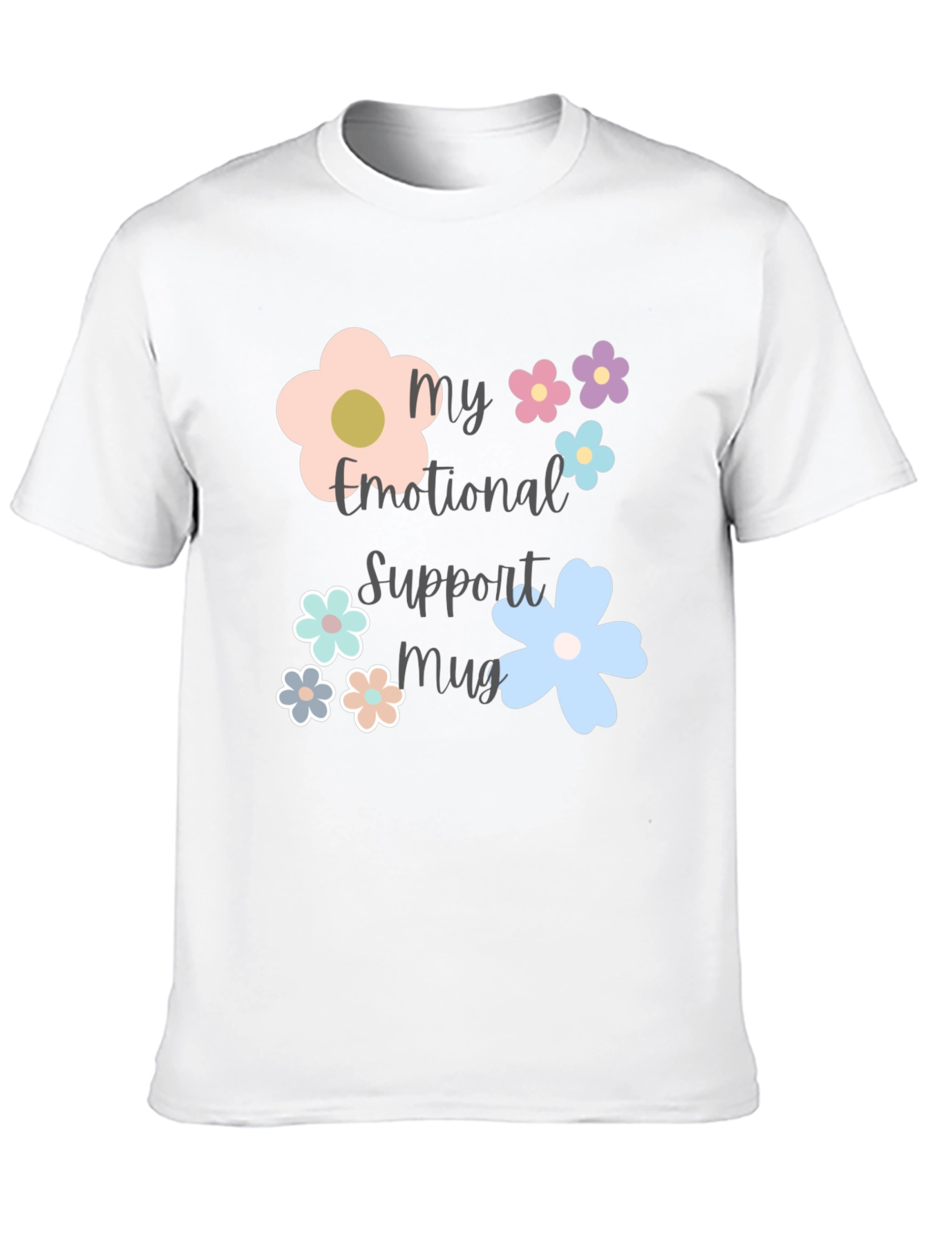 Emotional Support Mug Graphic T-Shirt