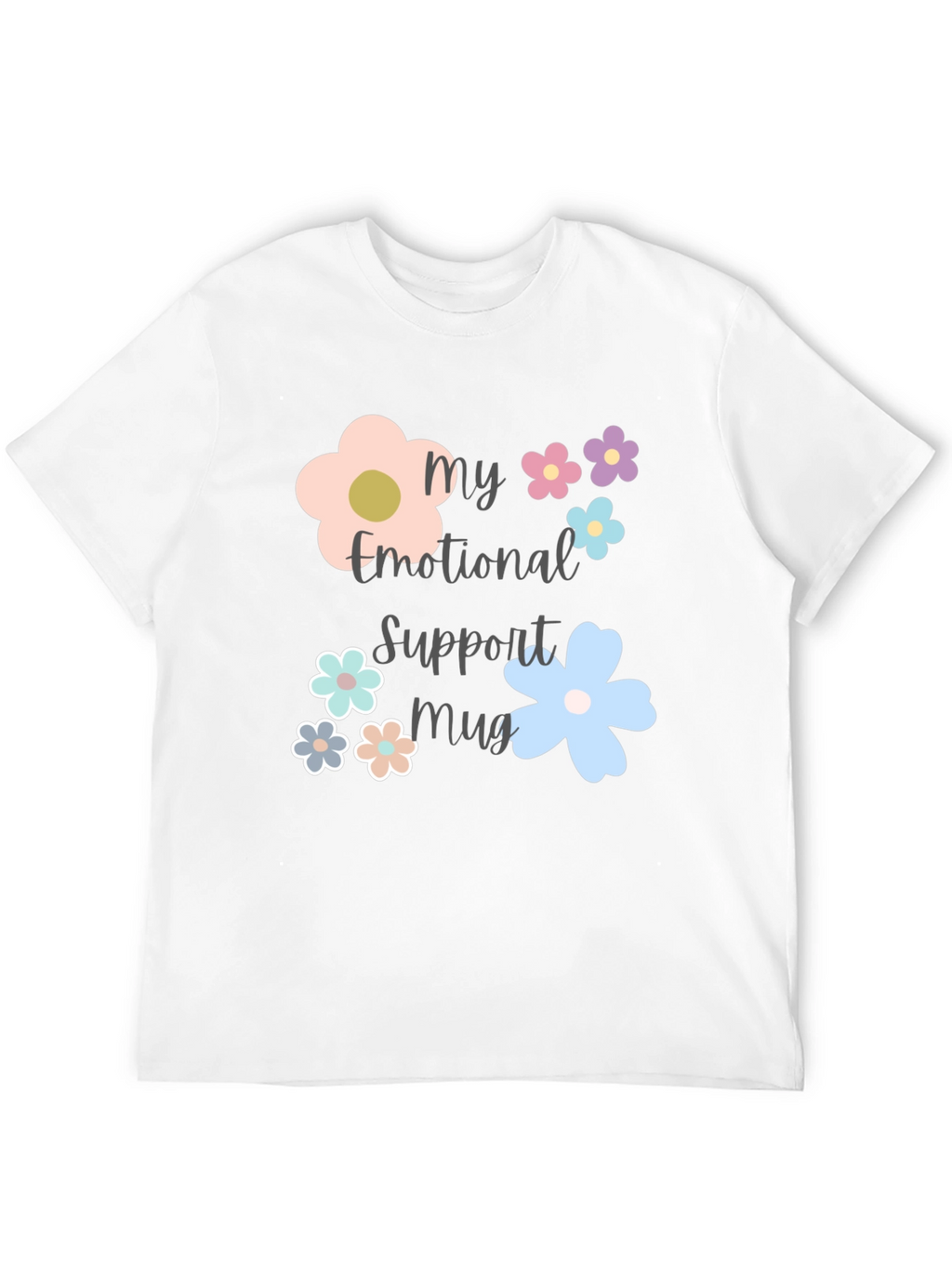 Emotional Support Mug Graphic T-Shirt