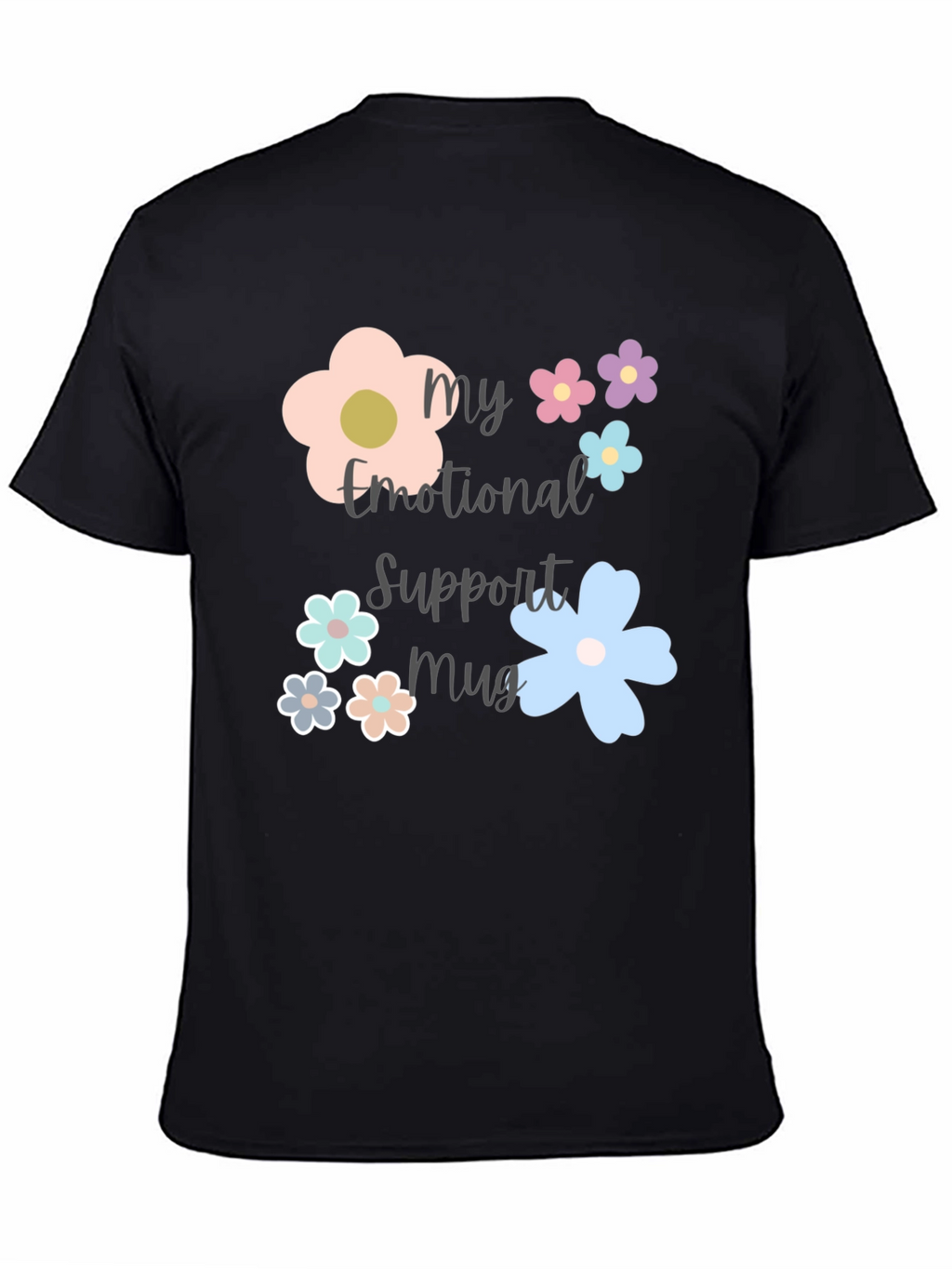 Emotional Support Mug Graphic T-Shirt