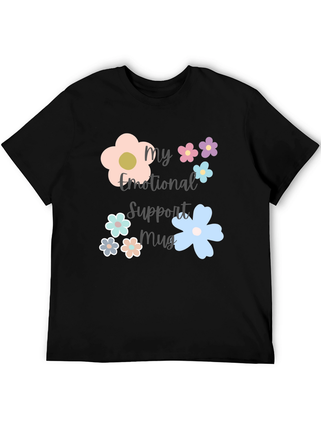 Emotional Support Mug Graphic T-Shirt