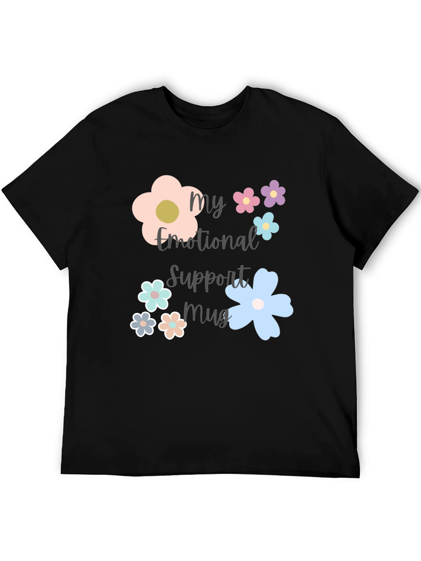 Emotional Support Mug Graphic T-Shirt