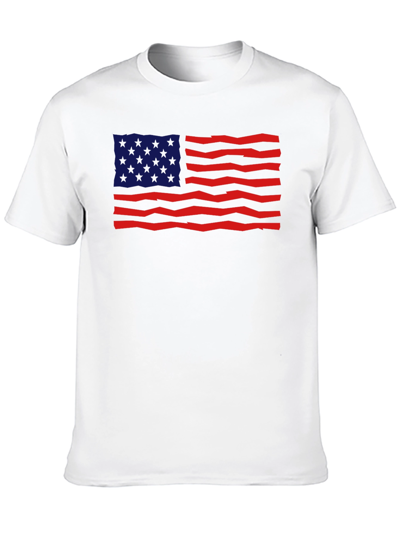 American Flag Graphic Tee - Patriotic Design