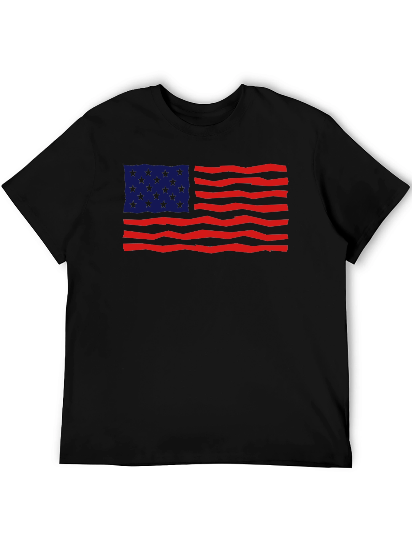 American Flag Graphic Tee - Patriotic Design