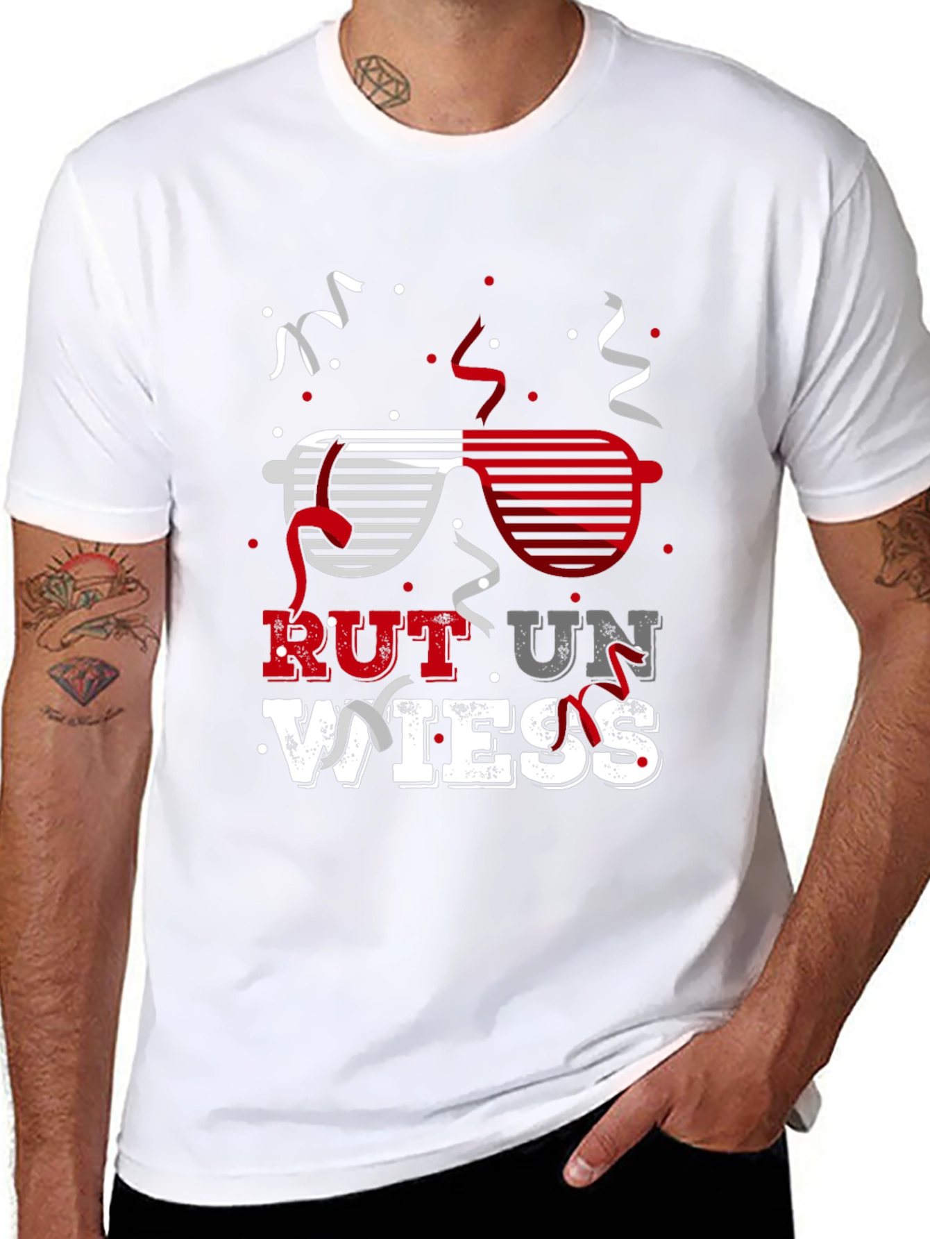 Rut un Wiess T-Shirt - Cologne Carnival Tee
