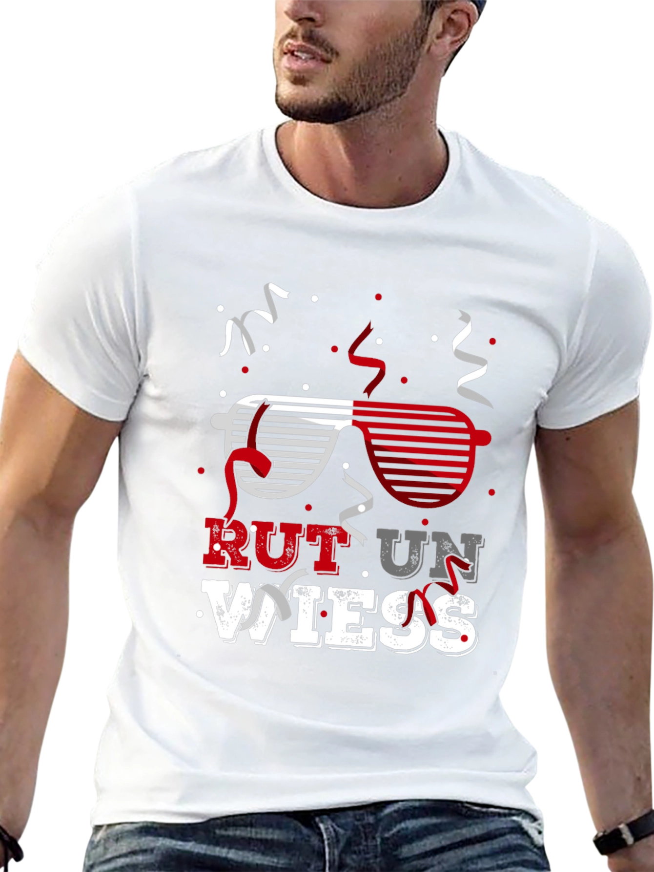 Rut un Wiess T-Shirt - Cologne Carnival Tee