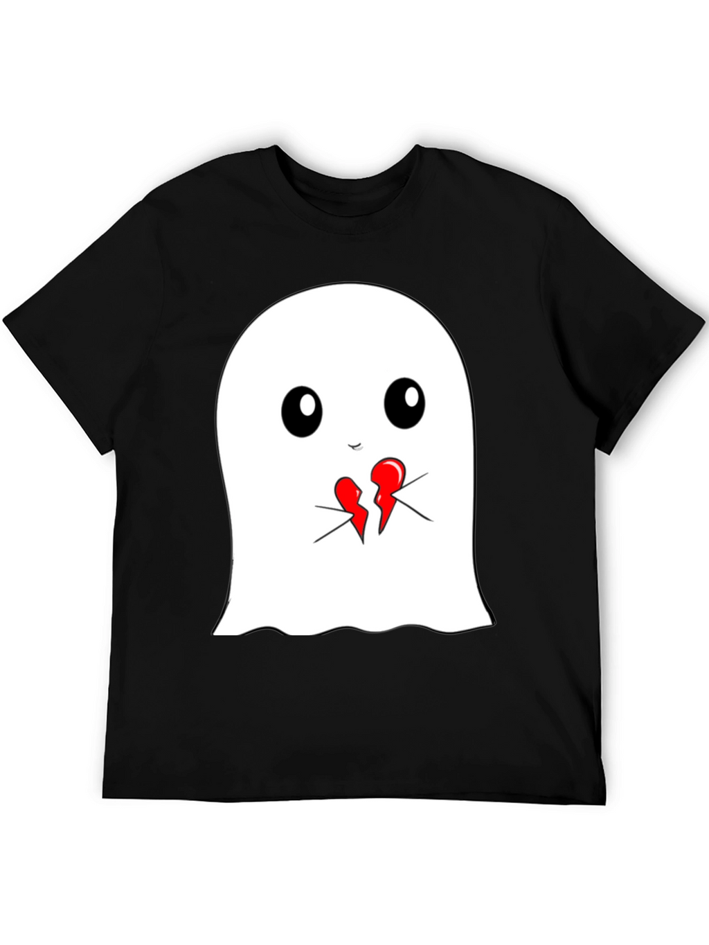 Ghost Heartbreak Graphic Tee - Soft Cotton T-Shirt