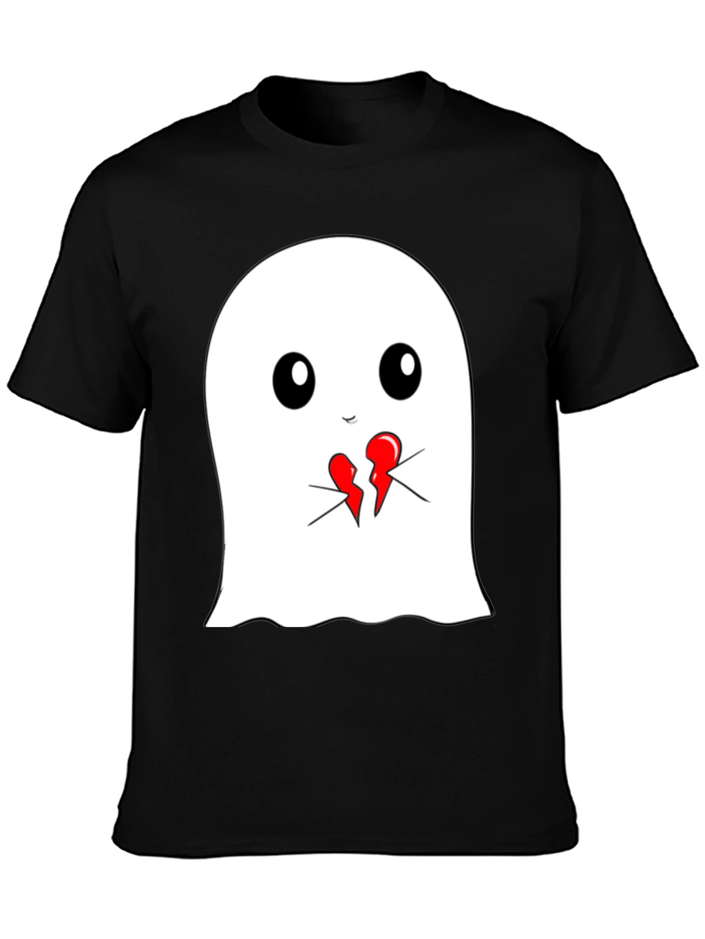 Ghost Heartbreak Graphic Tee - Soft Cotton T-Shirt