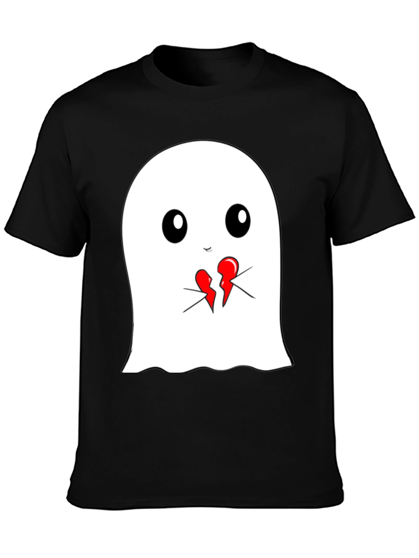 Ghost Heartbreak Graphic Tee - Soft Cotton T-Shirt