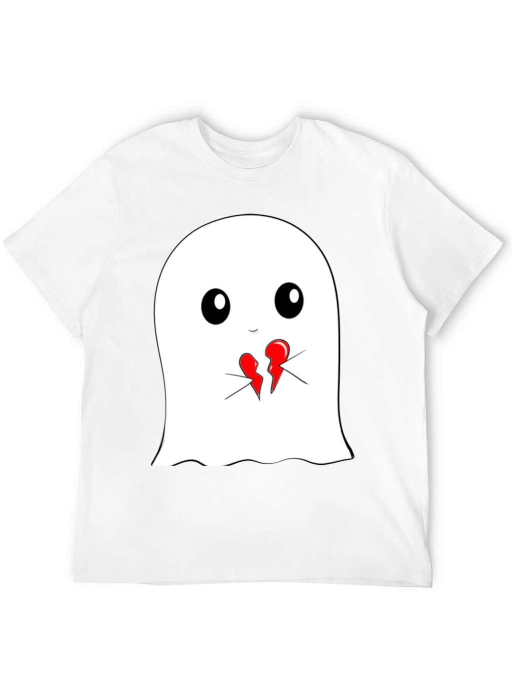 Ghost Heartbreak Graphic Tee - Soft Cotton T-Shirt