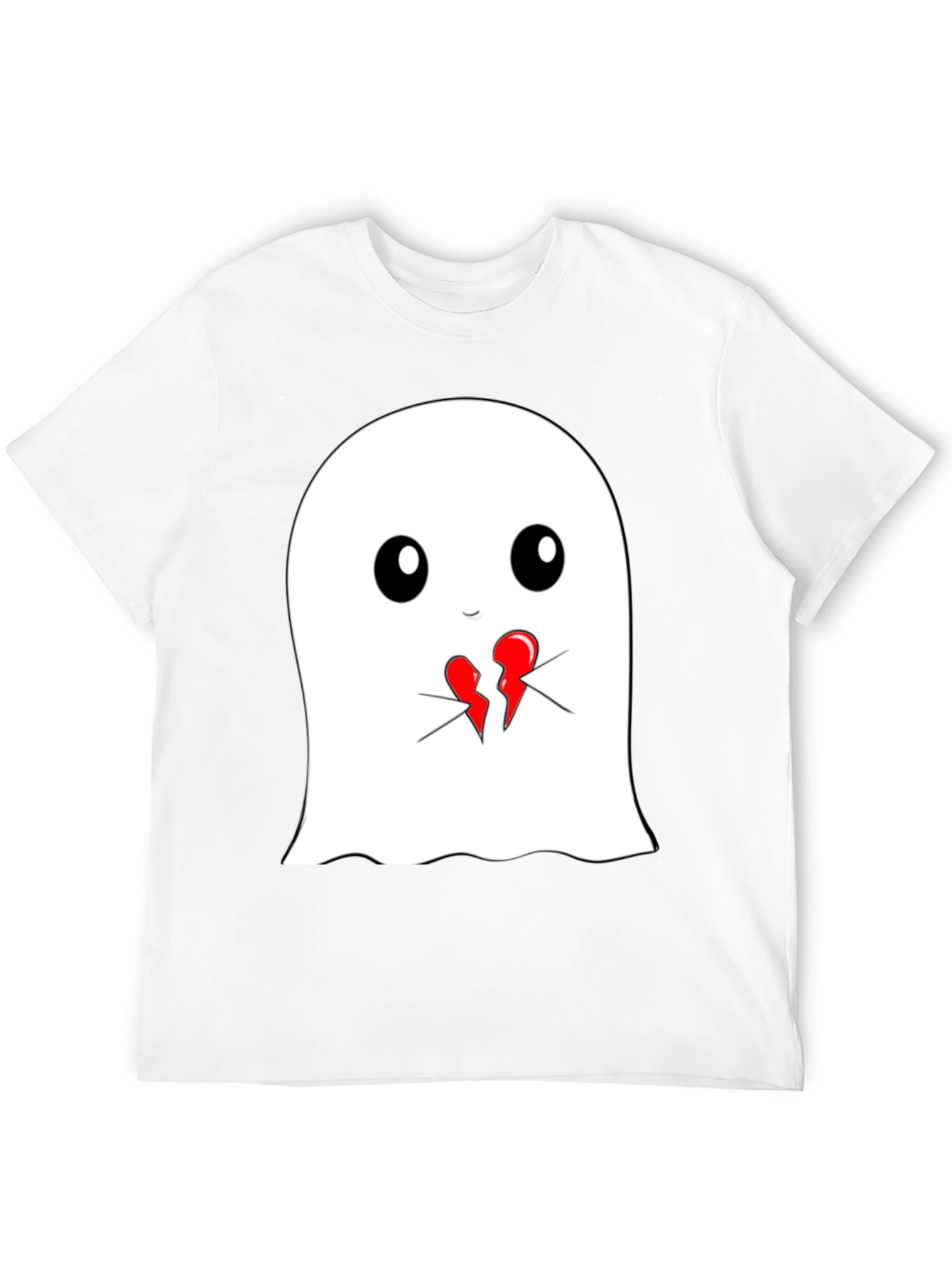 Ghost Heartbreak Graphic Tee - Soft Cotton T-Shirt