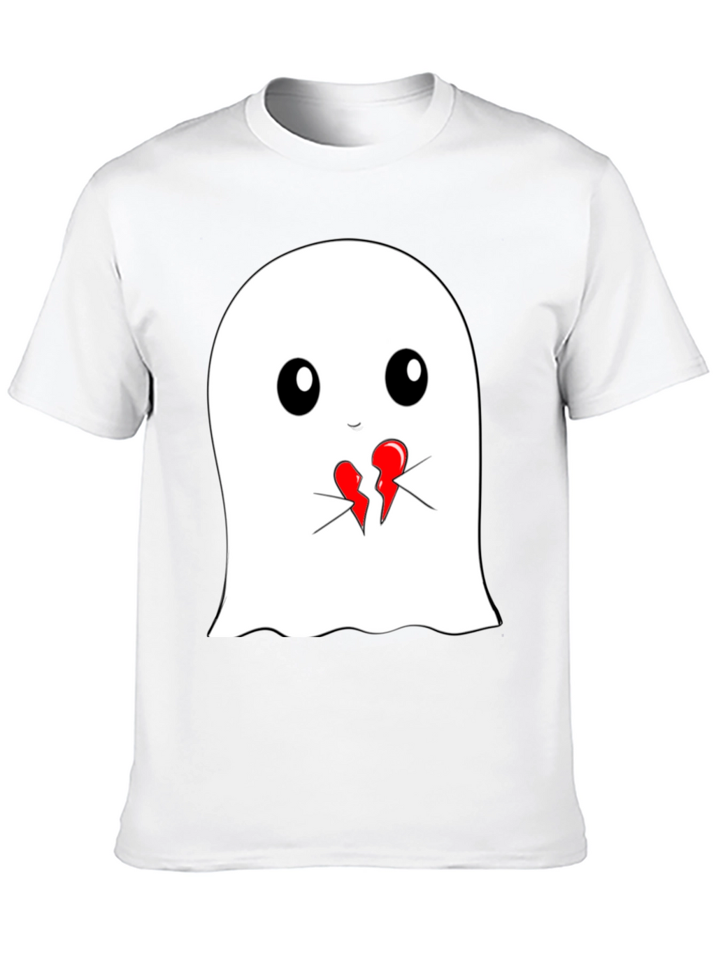 Ghost Heartbreak Graphic Tee - Soft Cotton T-Shirt