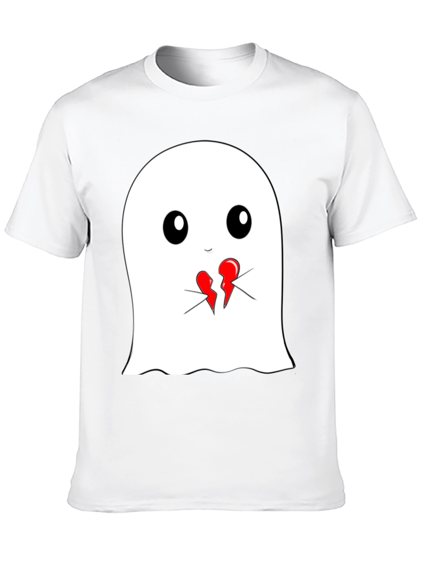 Ghost Heartbreak Graphic Tee - Soft Cotton T-Shirt